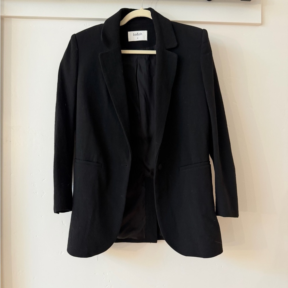 ba&sh Classic Black Women's Blazer